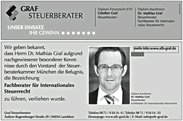Steuerberater Mathias Graf: Fachberater für Internationales Steuerrecht